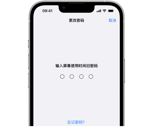 栖霞iPhone屏幕维修分享iPhone屏幕使用时间密码忘记了怎么办 