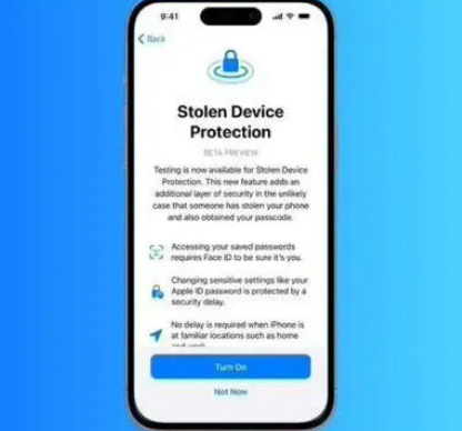 栖霞苹果授权维修店分享被盗设备保护功能开启方法 